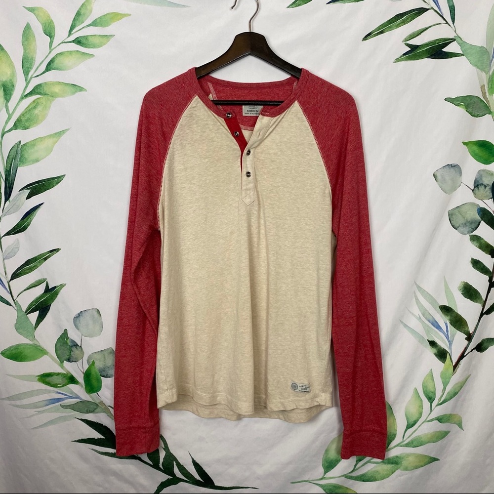 Men’s Lucky Brand Baseball Tee Medium